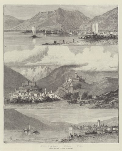 Villes du canton du Tessin - Amedee Forestier